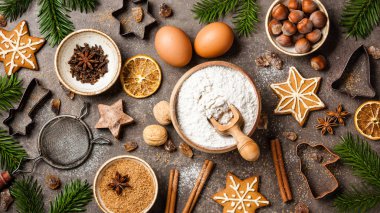 Neşeli Noel pişirme tablo