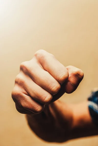 close up of male fist. power, agression