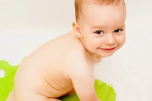 Bebê Tapete Borracha Antiderrapante Para Banheiro — Fotografia de Stock