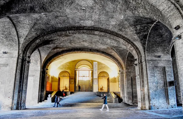 Entrada Principal Palazzo Della Pilotta Parma Itália — Fotografia de Stock