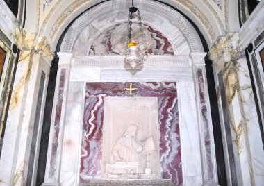 Inside Dante's Mausoleum, Ravenna, Italy clipart