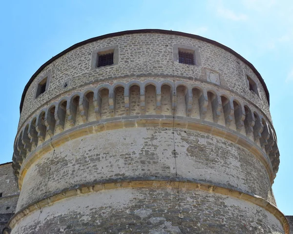 A tower of the Fortress of San Leo, San Leo, Italy