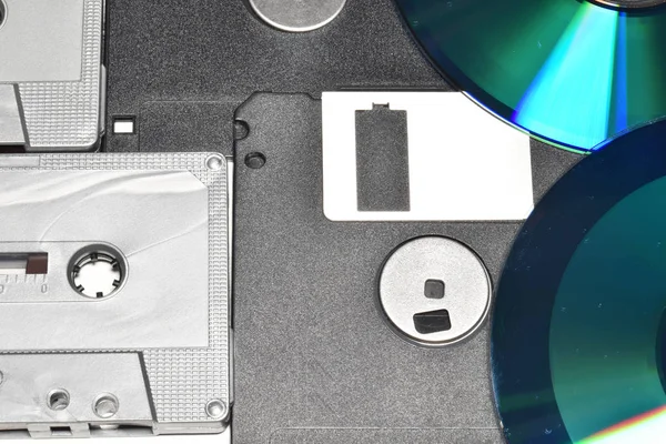Kaset Floppy Cocok Untuk Digunakan Seperti Latar Belakang — Stok Foto