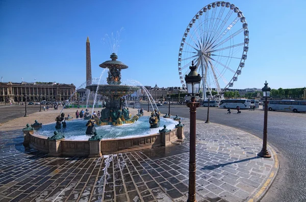 Parigi Francia Maggio 2018 Place Concorde Nella Giornata Sole Place — Foto Stock