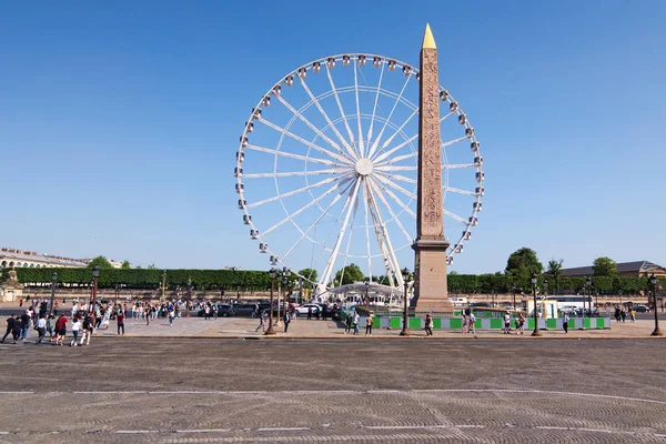 Παρίσι Γαλλία Μάιος 2018 Place Concorde Στο Ηλιόλουστη Μέρα Place — Φωτογραφία Αρχείου