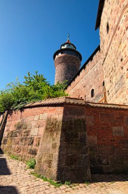 Imperial Castle - Nürnberg sembolü görünümünü. Imperial Castle Roma İmparatorluğu üzerinden kalesidir. Nurnberg, orta Franconia, Bavyera, Almanya.