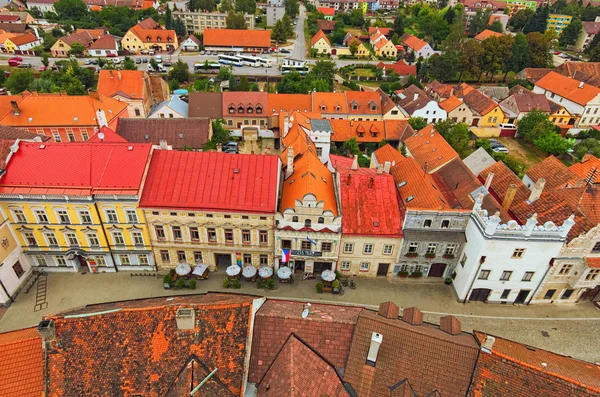 Slavonice República Checa Agosto 2018 Centro Medieval Renacentista Eslavonice Con — Foto de Stock