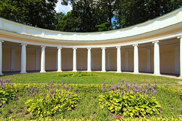 Wide Angle Landscape View Decorative Architectural Building Called Echo Colonnade — Stock Photo, Image