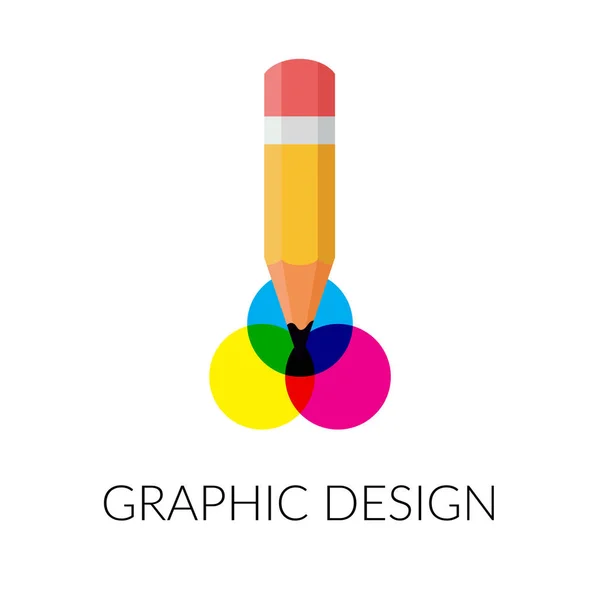 Graphisme icône plate. Design abstrait créatif. Illustration vectorielle isolée pour la conception graphique et web . — Image vectorielle