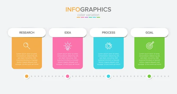 Infografik-Design mit Symbolen und 3 Optionen oder Schritten. Dünnlinienvektor. Infografik Geschäftskonzept. kann für Informationsgrafiken, Flussdiagramme, Präsentationen, Websites, Banner, Druckmaterialien verwendet werden. — Stockvektor