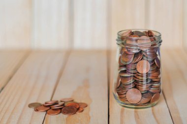 Kaydetmek para ve Finans iş kavramı için banka hesabı