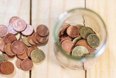 Kaydetmek para ve Finans iş kavramı için banka hesabı