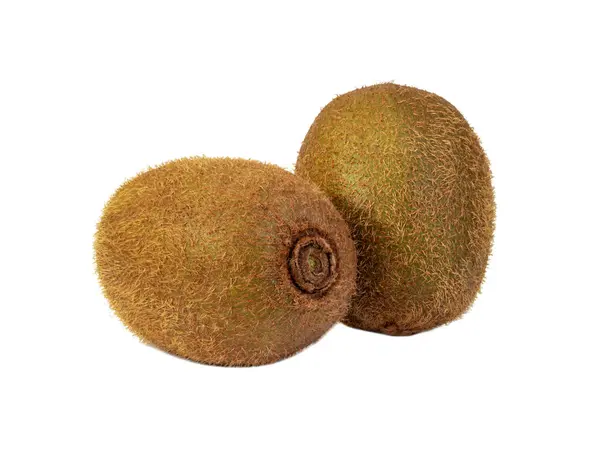 Kiwi Fruta Rebanada Aislada Sobre Fondo Blanco Recorte Caminos —  Fotos de Stock