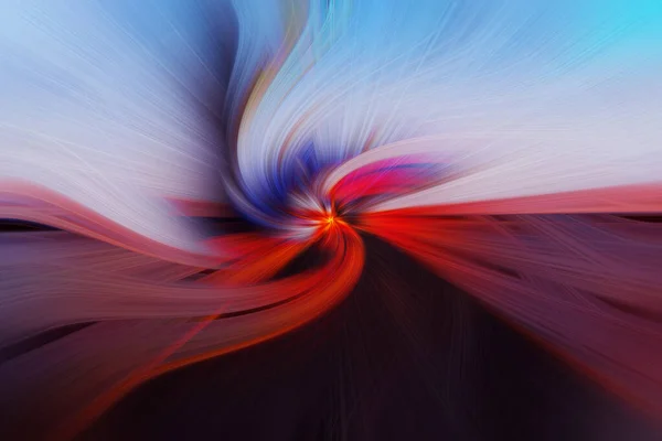 Abstract Twisted Light Fiber Effect Blurred Background Desfoque Movimento Para — Fotografia de Stock