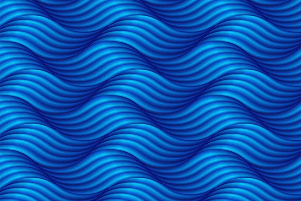 Abstrato Fundo Onda Azul Estilo Asiático Ilustração Vetorial — Vetor de Stock