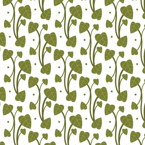 Ramas Verdes Fondo Primavera Envases Ecológicos — Vector de stock