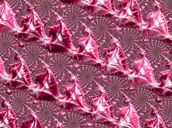 Abstract pink and white fractal pattern, 3d render for poster, design and entertainment. Background for brochure, website, flyer.