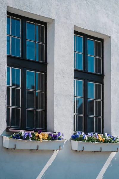 binalar ve turistik ve tarihi Gdansk Polonya parçası mimari unsurları