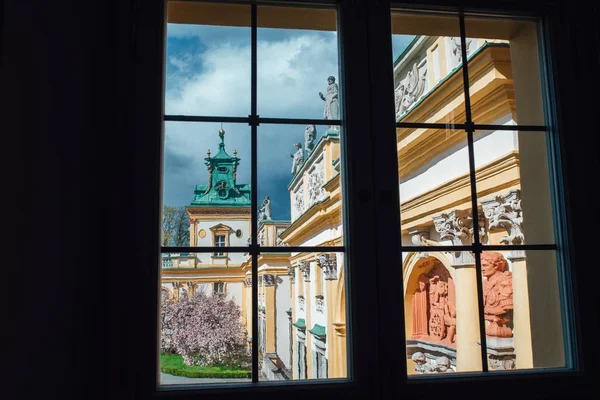 Starý Starožitný Palác Vilanově Warsaw Polsko — Stock fotografie