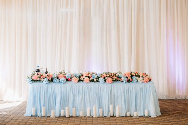 Ziyafet salonu düğün dekoratif elemanları ile için