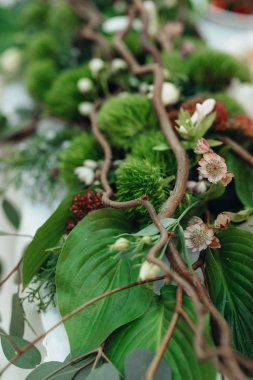 Ziyafet salonu düğün dekoratif elemanları ile için