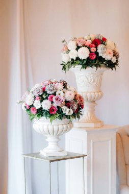 Ziyafet salonu düğün dekoratif elemanları ile için