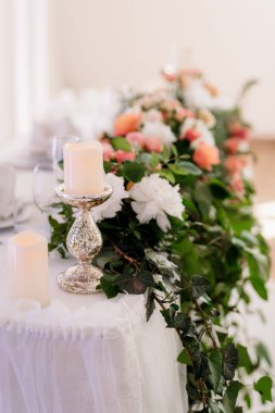 Ziyafet salonu düğün dekoratif elemanları ile için