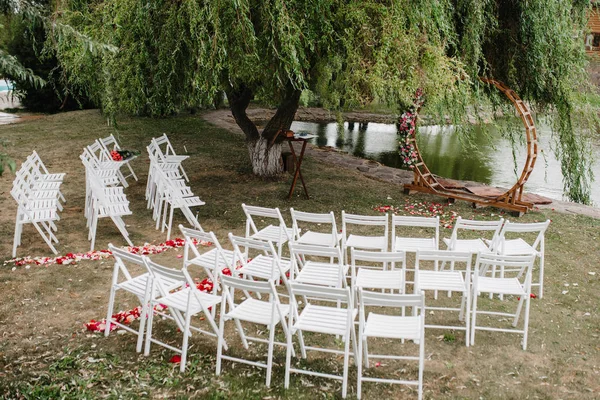 Obszaru ceremonii ślubnej — Zdjęcie stockowe