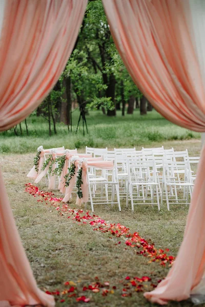 Wedding ceremony area — Stock Photo, Image