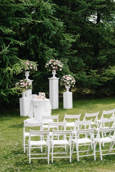 Wedding ceremony area — Stock Photo, Image