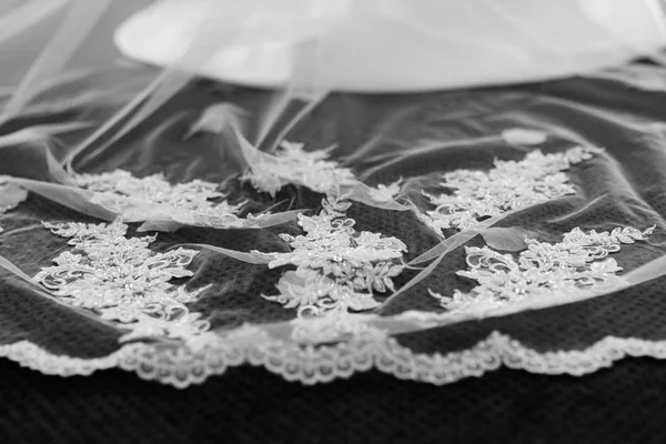 Robe de mariée parfaite le jour du mariage — Photo