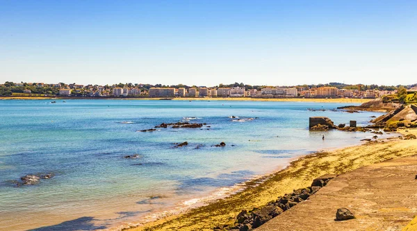 Bay Saint Jean Luz Sommarsemester Ort Sydvästra Frankrike — Stockfoto