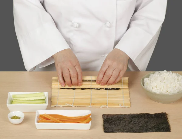 Sushi chef — Stock Photo, Image