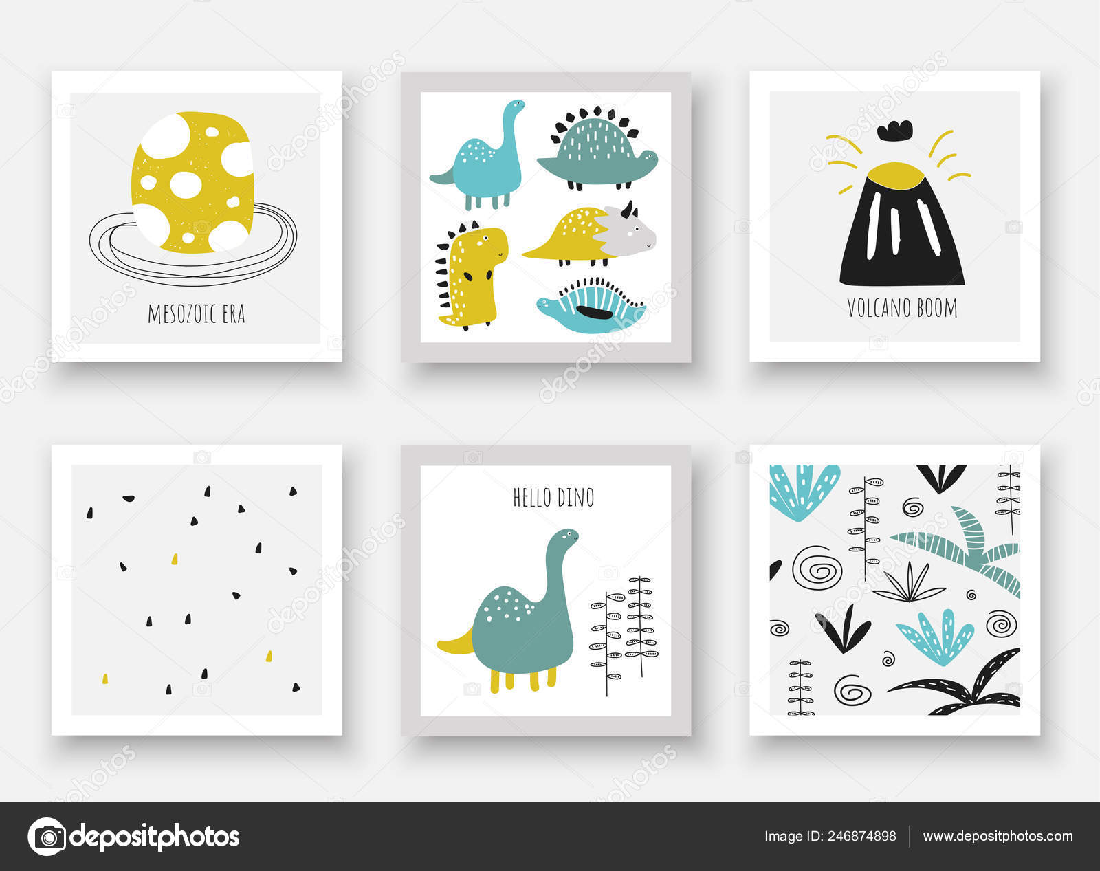 cartes dinosaures à imprimer