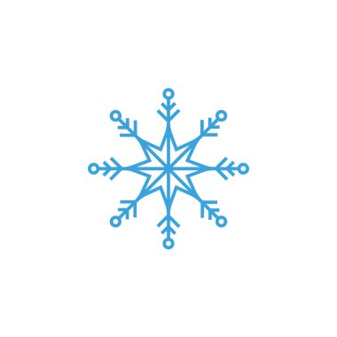 Noel Kar Taneleri tasarımı Kış kar ikonu