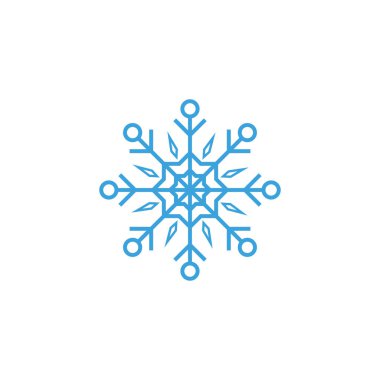 Noel Kar Taneleri tasarımı Kış kar ikonu