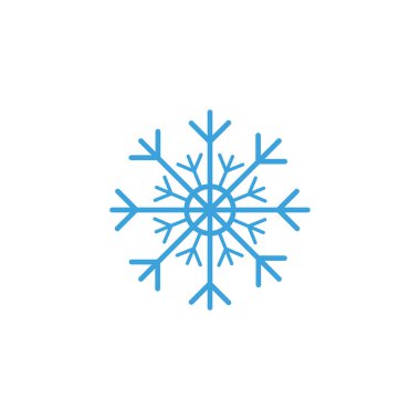 Noel Kar Taneleri tasarımı Kış kar ikonu