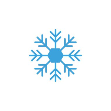 Noel Kar Taneleri tasarımı Kış kar ikonu