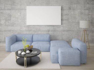 Bir rahat köşe kanepe ve bir şık hipster fon ile ferah bir oturma odası kadar alay.