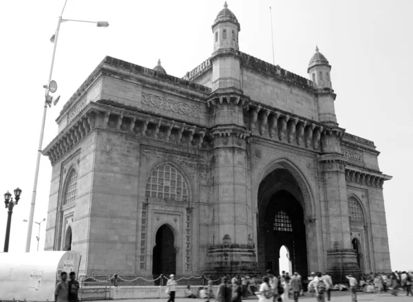 Gateway India Black White View — Stock Photo, Image