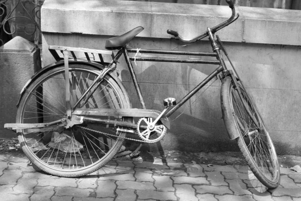 Bicicleta Vintage Calle — Foto de Stock