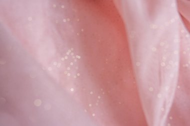 Glitter pink texture background. Close up