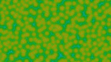 Voronoi Neon 4K Soyut Hareket Modeli Fütürist Işıltı ve Dinamik Enerji