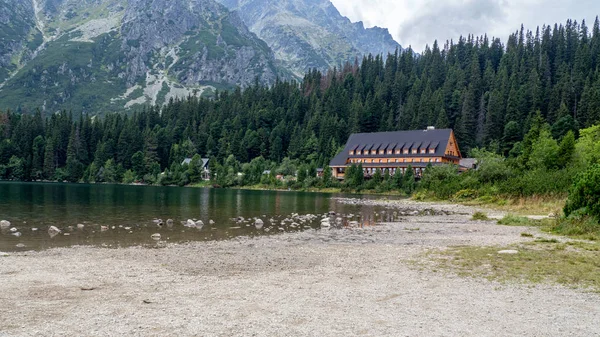 Strbske Pleso Slowakei August 2017 Popradske See Der Hohen Tatra — Stockfoto