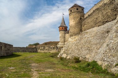 Kamenec-Podolskiy, Ukrayna-Eylül 2017: Eski kale, şehrin ana Simgesel Yapı