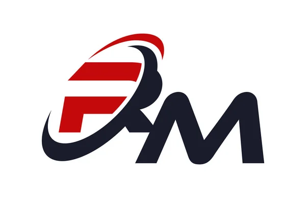 Logo Swoosh Globalnego Czerwony Symbol Wektor Koncepcja — Wektor stockowy