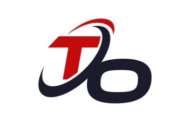 Logo için küresel kırmızı mektup vektör kavramı Swoosh