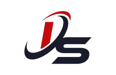 Bu Logo Swoosh küresel kırmızı mektup vektör kavramı