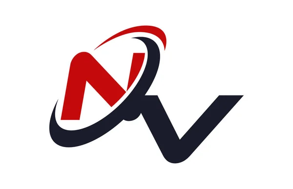 Логотип Галочка Глобального Червоною Буквою Вектор Концепції — стоковий вектор