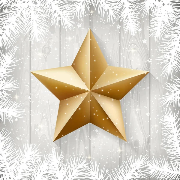 Fond Noël Sur Vieux Fond Blanc Bois — Image vectorielle